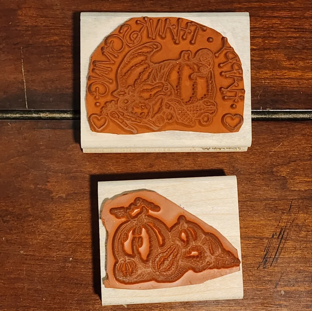 8 Thanksgiving Rubber Stamps - Picture 9 of 11